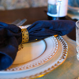 Brass Lace Trim Napkin Ring