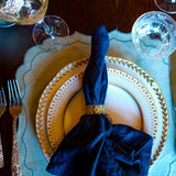Brass Lace Trim Napkin Ring