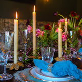 Brass Flower Lace Candlestick Holder