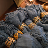 Brass Lace Circle Napkin Ring