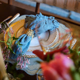 Brass Lace Circle Napkin Ring