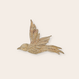 14K Yellow Gold Bird Brooch