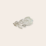 silver tulip brooch