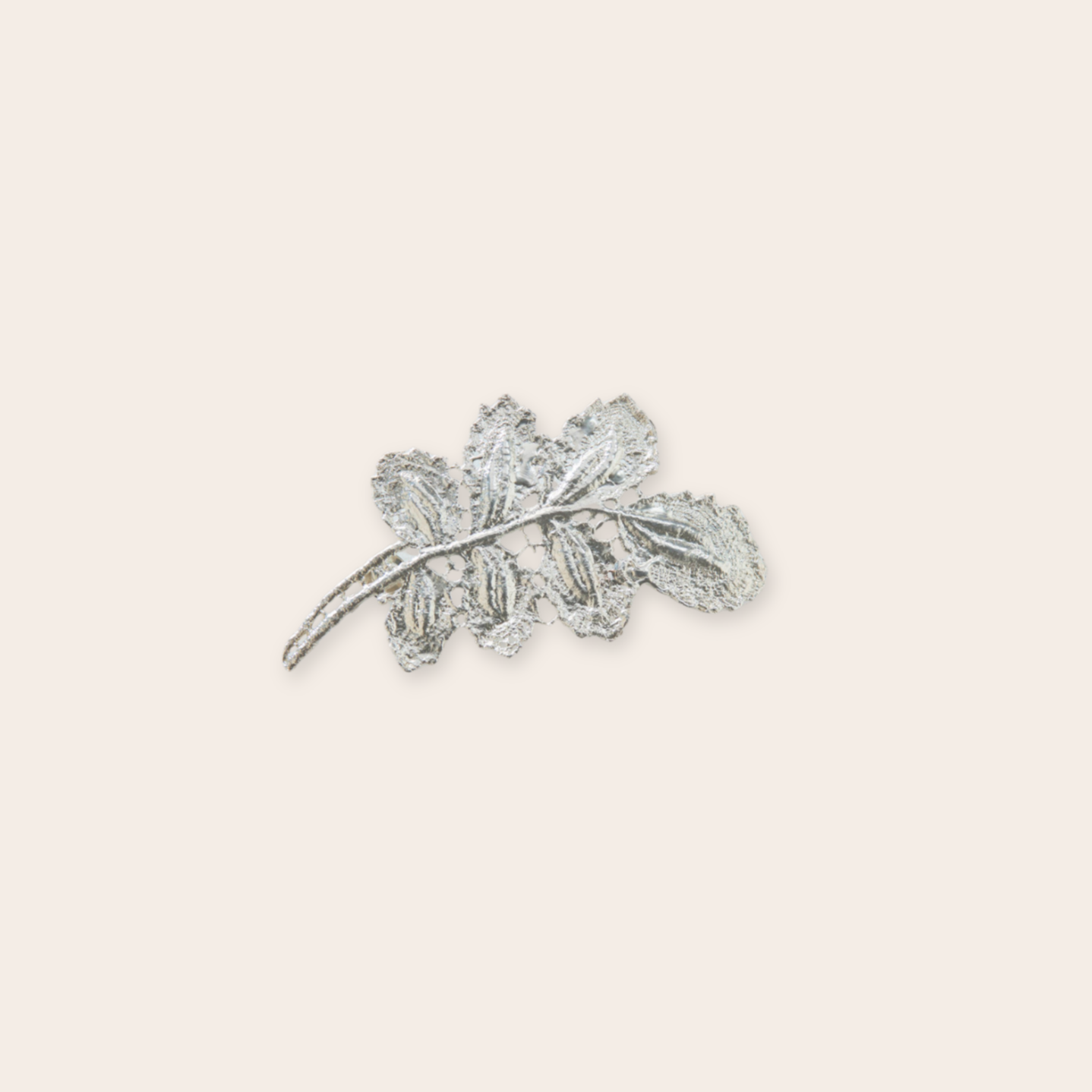 silver branch brooch