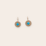 turquoise with diamonds