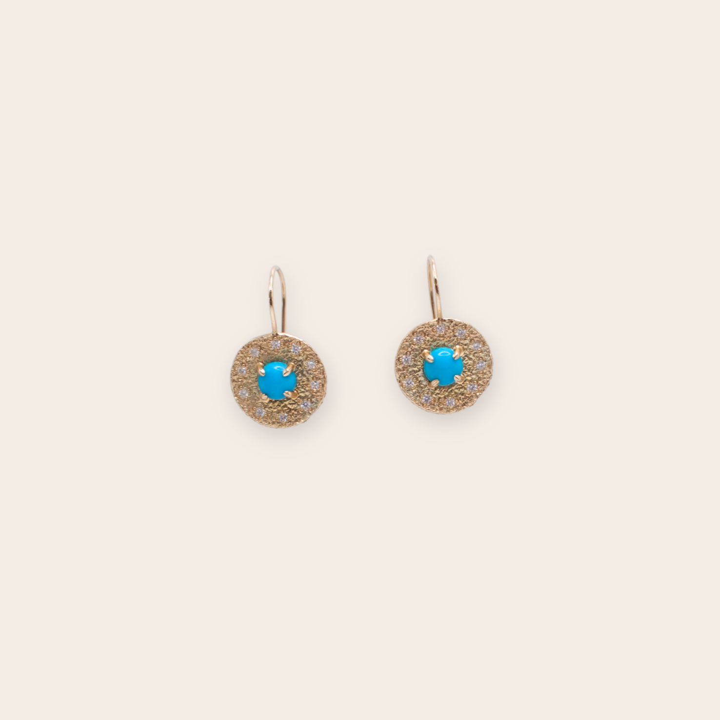turquoise with diamonds