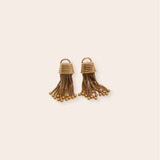18k Yellow Gold Estate Tassel Earrings