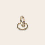 14K Yellow Gold with Amethyst