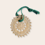 Medium Brass Circle Ornament