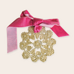 Large Brass Flower Ornament