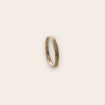14k rg stacking band