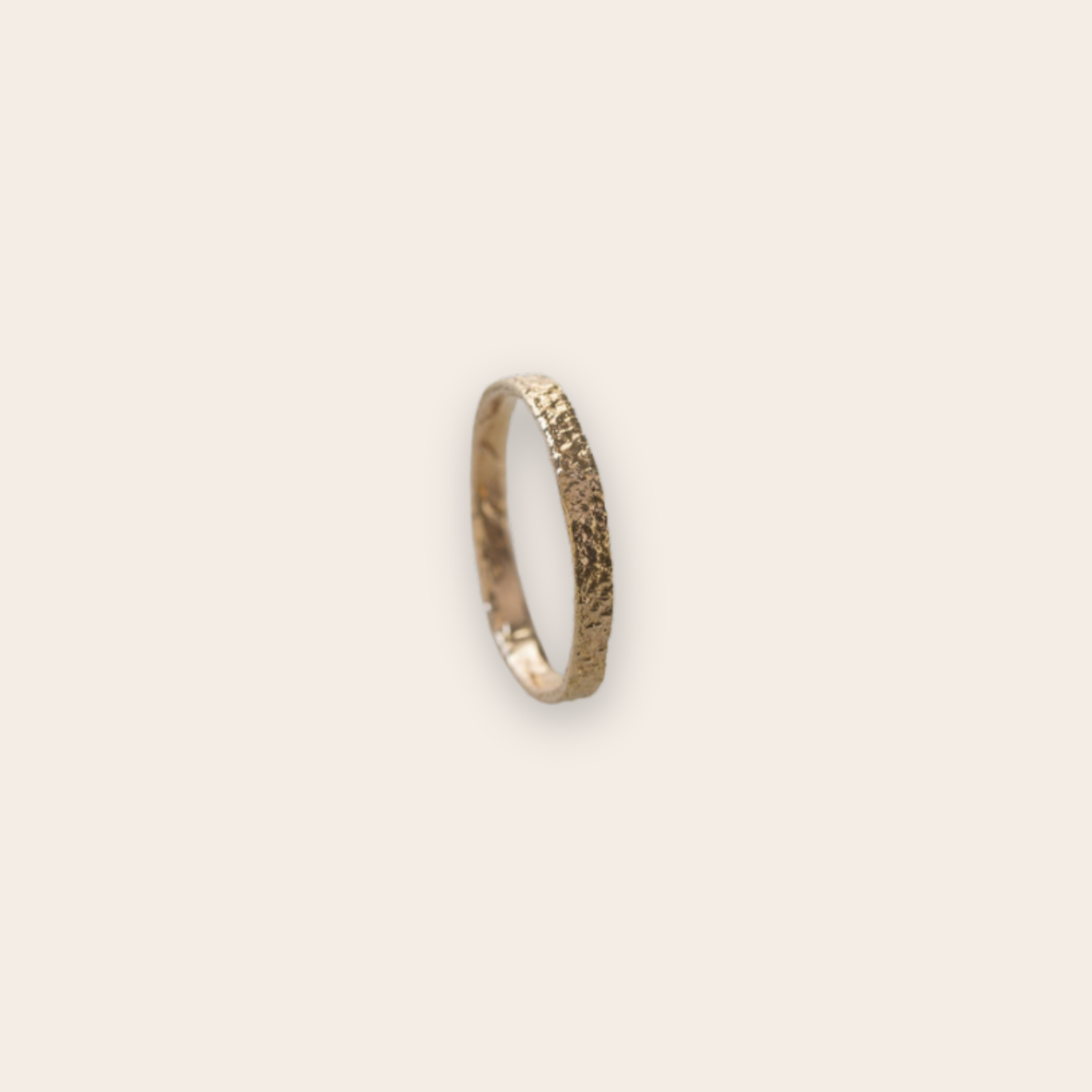14k rg stacking band