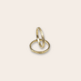 14k yg stacking band
