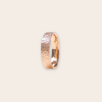 14k Rose Gold Mid Cigar Band