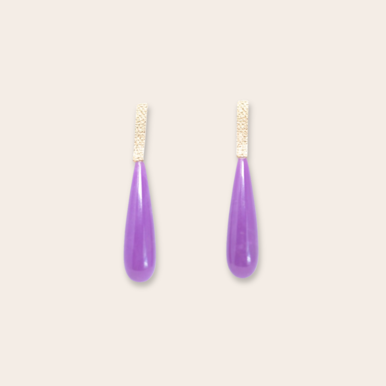 14K YELLOW GOLD CANVAS WITH PHOSPHOSIDERITE DROP