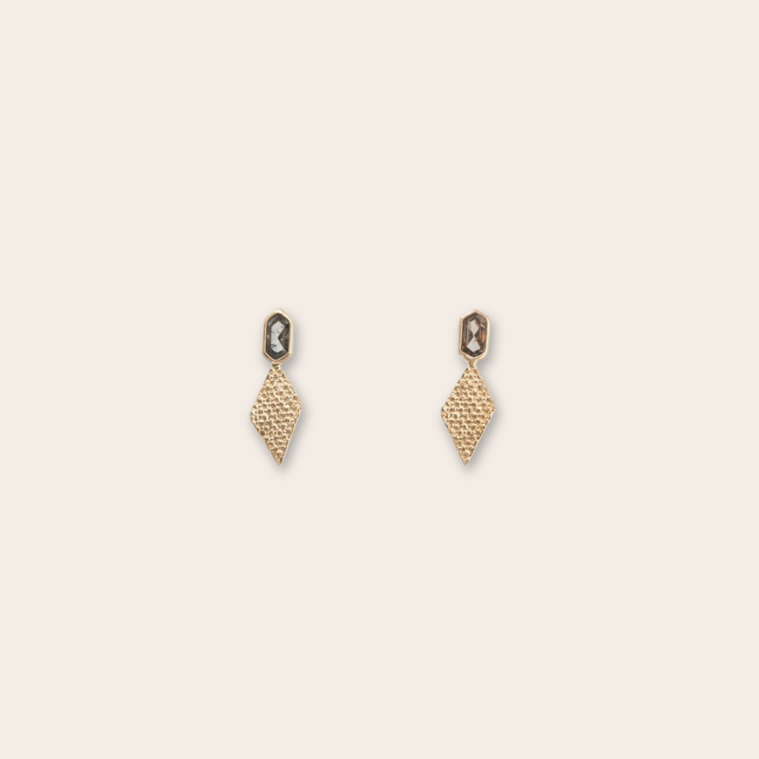 14k Yellow with Gold Rose Cut Diamond