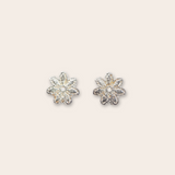 Silver Flower Stud