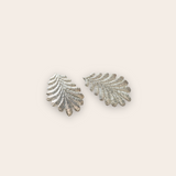 Sterling Silver Long Fan Stud