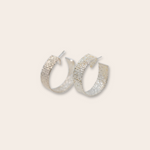Silver Burlap Hoop
