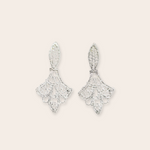 Silver Post Drop Earring