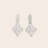 Silver Post Drop Earring
