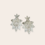 Silver Burst Earring