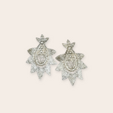 Silver Burst Earring