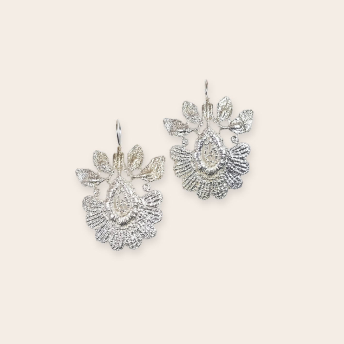 Silver drop Earring -360