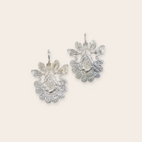 Silver drop Earring -360