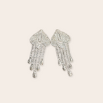 Silver Drip Earring