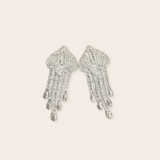 Silver Drip Earring