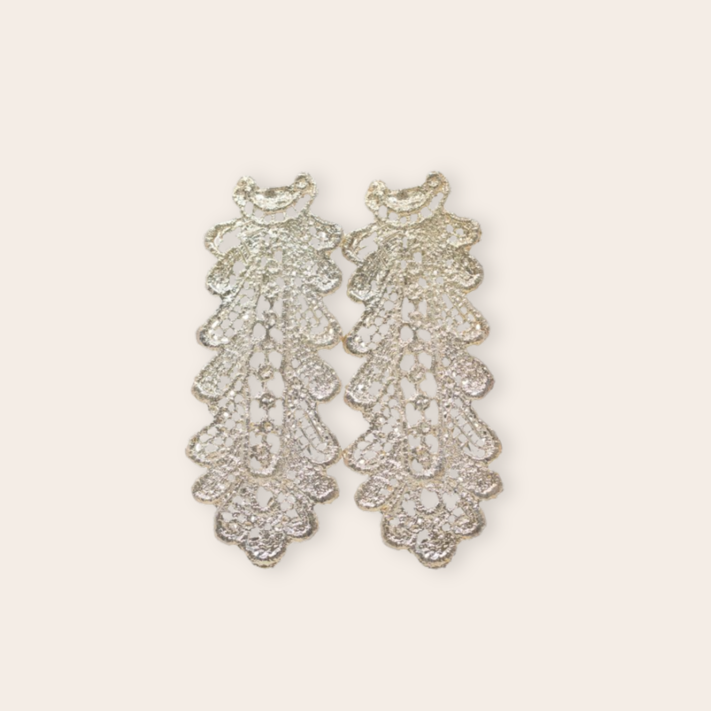 silver long lace 