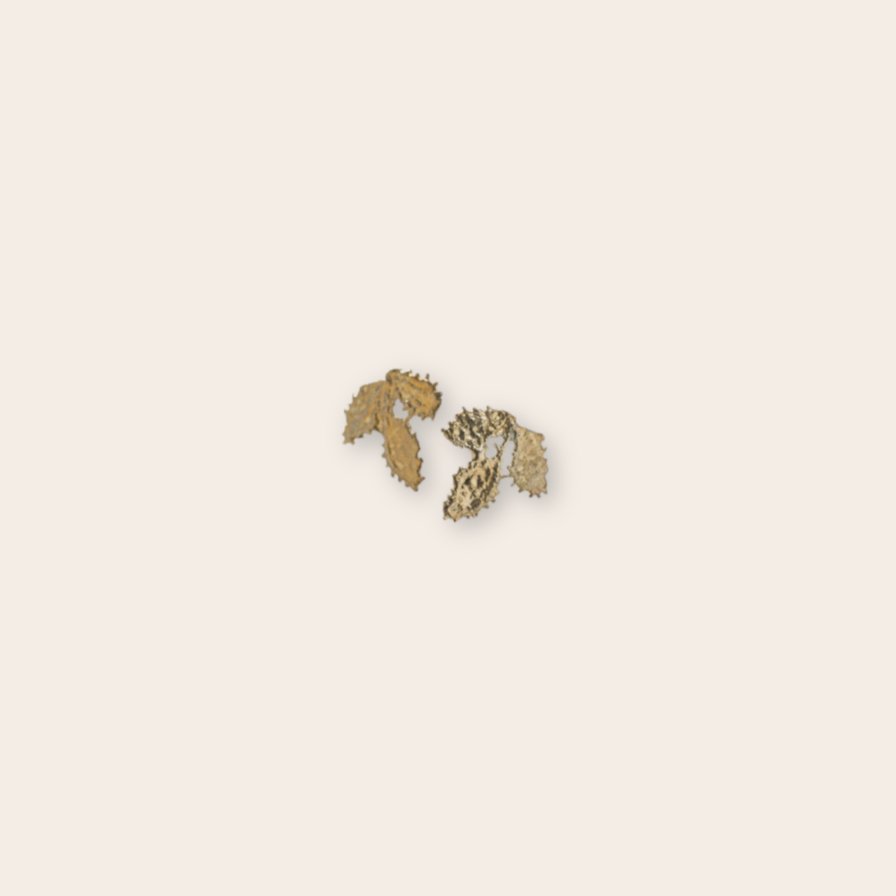 gp leaf cluster stud
