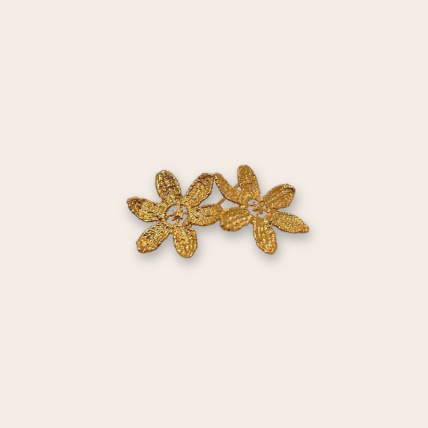 gold plate daisy stud