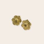 gold plate bloom stud
