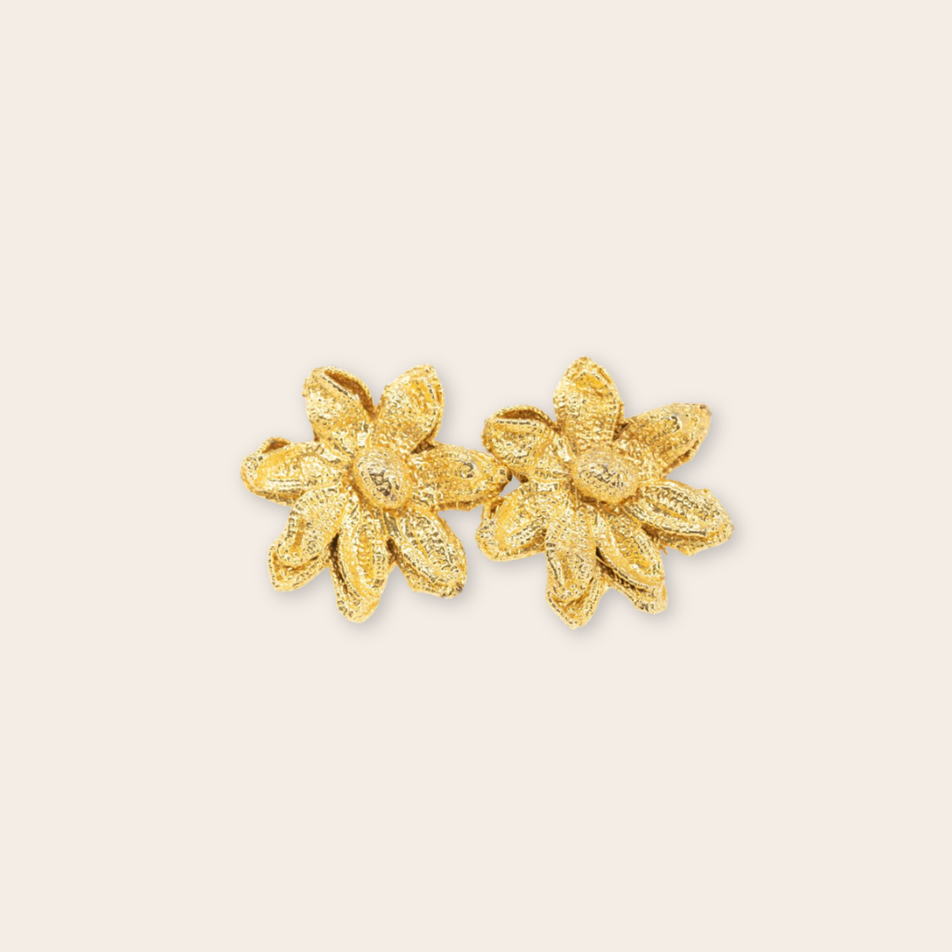 GP Large Flower Stud Earrings