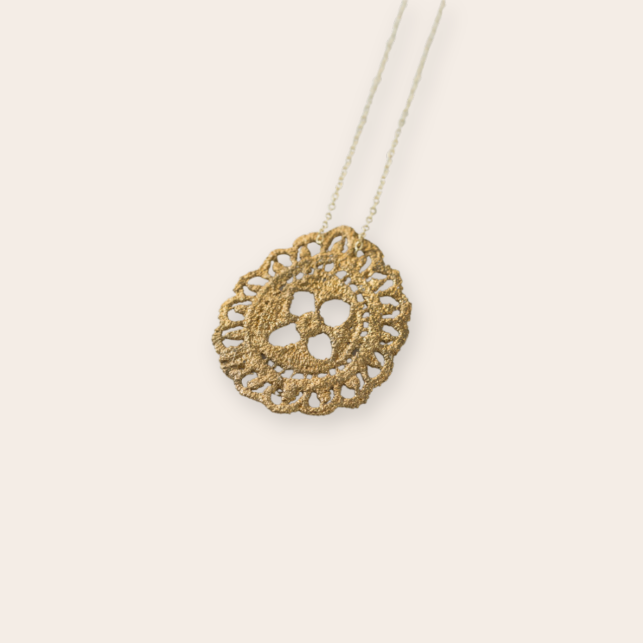Bronze Oval Pendant