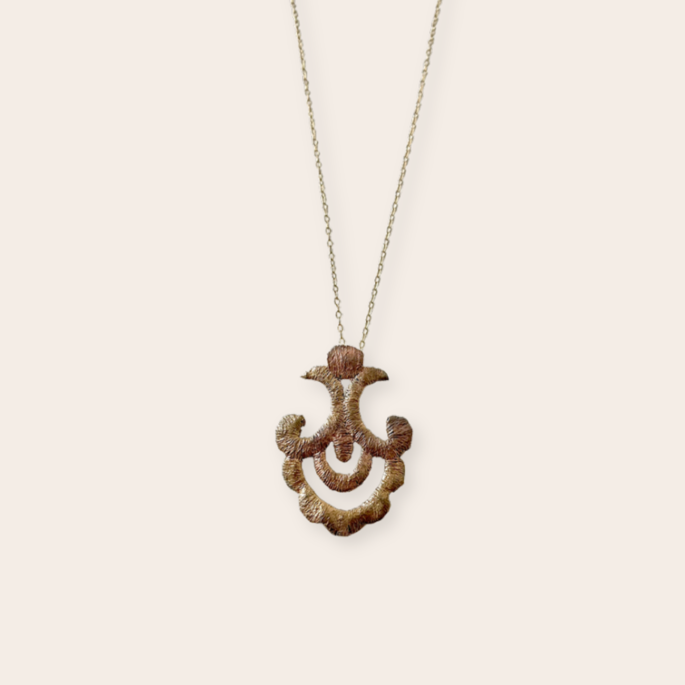 Bronze Anchor Necklace