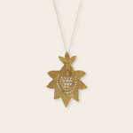 Bronze Burst Pendant