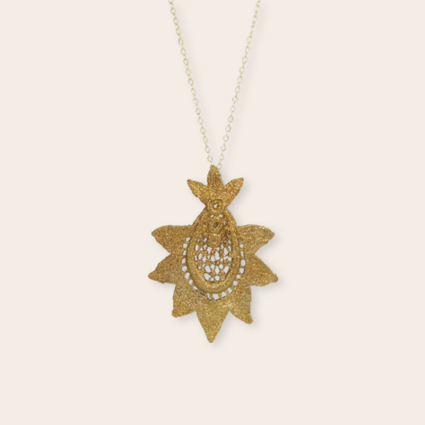 Bronze Burst Pendant