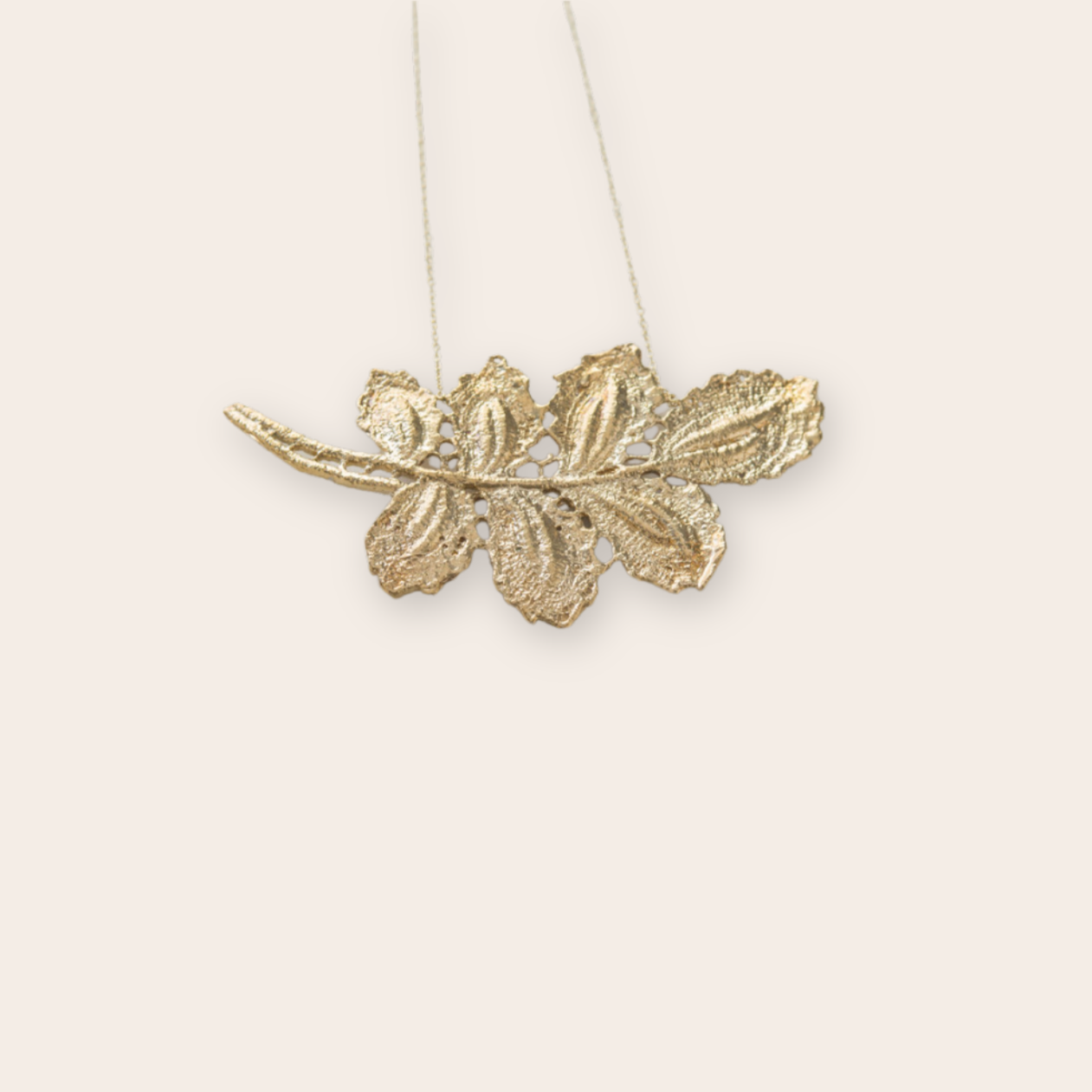 bronze branch necklace
