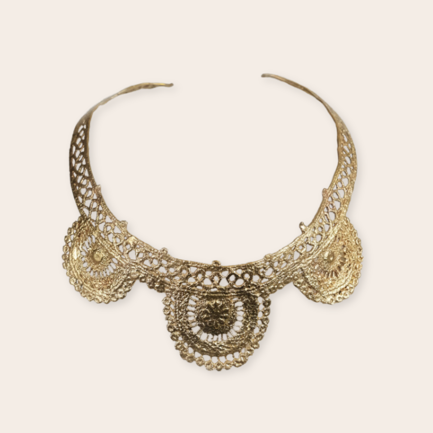 Bronze Vogue Collar Necklace