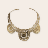 Bronze Vogue Collar Necklace