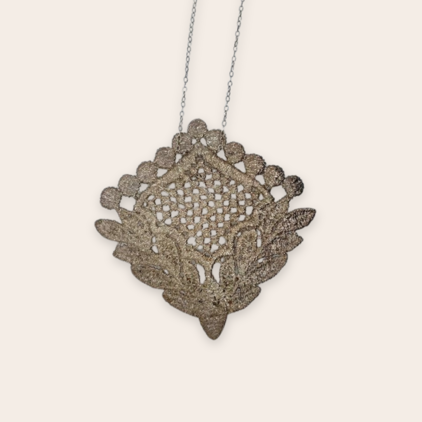 Silver Art Deco Necklace