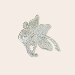 Silver Floral Brooch