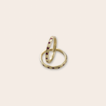 round cut ruby band