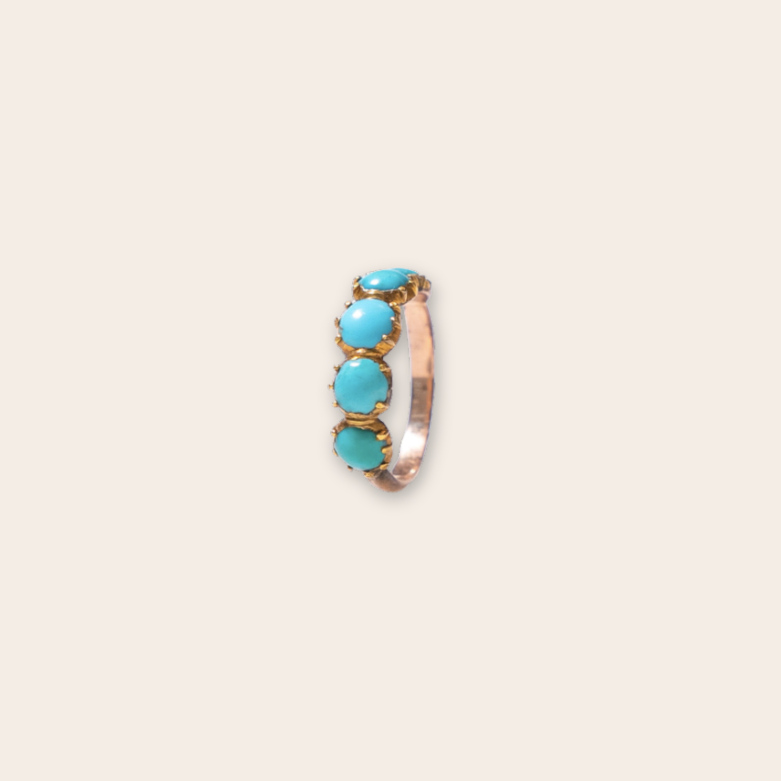 turquoise georgian estate ring