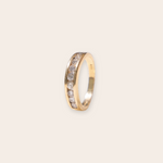 14k yellow gold diamond estate band